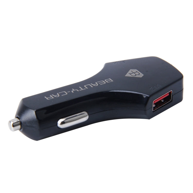 BEAUTY-CAR B-01 4.2A Dual USB Port Raid Car Charger Adapter with LED Display, Input Voltage/Output Voltage: DC 10-30V/ DC 5V - Bluetooth Car Kits by PMC TechLife | Online Shopping South Africa | PMC TechLife | Buy Now Pay Later Mobicred