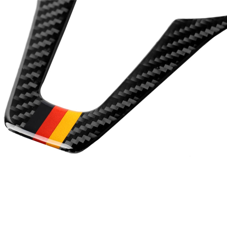 Car German Flag Carbon Fiber Steering Wheel Decorative Sticker for Mercedes-Benz - Car Interior Mouldings by PMC TechLife | Online Shopping South Africa | PMC TechLife | Buy Now Pay Later Mobicred