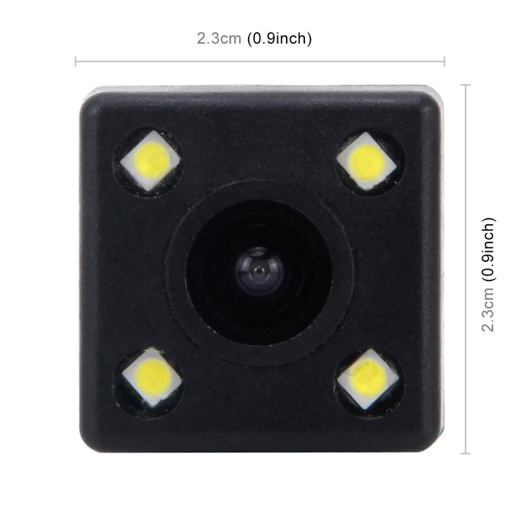 656x492 Effective Pixel HD Waterproof 4 LED Night Vision Wide Angle Car Rear View Backup Reverse Camera for Toyota Camry 2018 - Rear View Cameras by PMC TechLife | Online Shopping South Africa | PMC TechLife | Buy Now Pay Later Mobicred