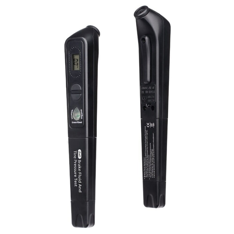 Car 2 in 1 Diagnostic Tool Brake Fluid Liquid Tire Pressure Tester - Electronic Test by PMC TechLife | Online Shopping South Africa | PMC TechLife | Buy Now Pay Later Mobicred