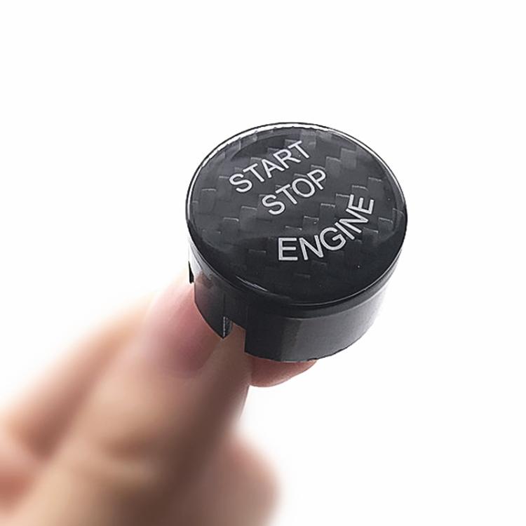 Car Carbon Fiber Engine Start Button Decoration Cover Trim Black for BMW F Chassis - free shipping - PMC TechLife - Order now!