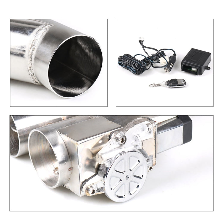 CNSPEED Y Shape 2 In 1 Car Remote Control Electric Exhaust Valve Pipe, Size: 2.5 inch - Exhaust Pipes by PMC TechLife | Online Shopping South Africa | PMC TechLife | Buy Now Pay Later Mobicred