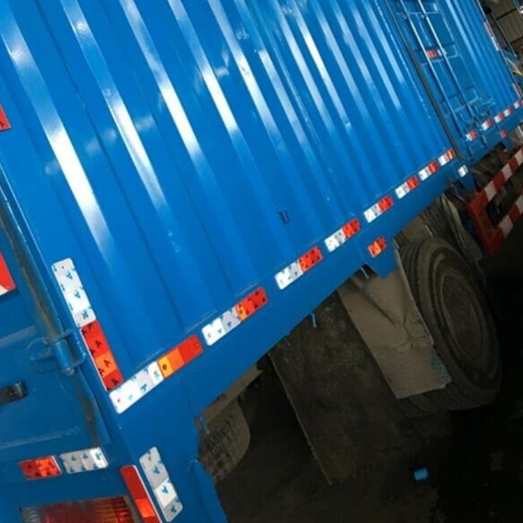 10 PCS Car Rear Bumper Warning Plastic Reflector and Sign(White) - Reflective Material by PMC TechLife | Online Shopping South Africa | PMC TechLife | Buy Now Pay Later Mobicred