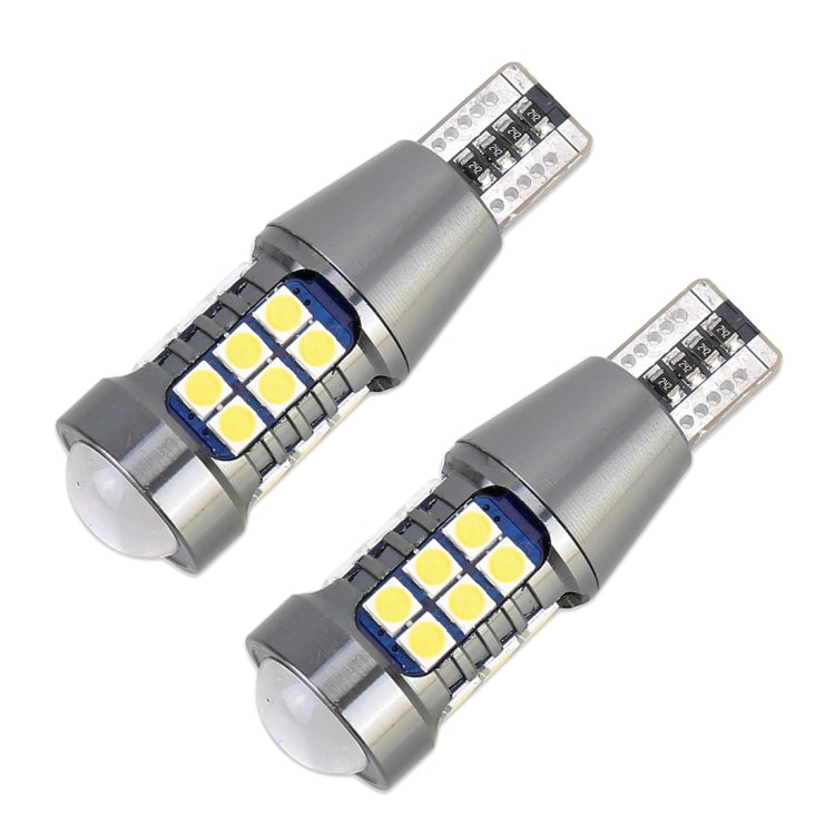 2 PCS T15 DC9-16V / 7.5W / 6000K / 600LM Car Auto Reversing Lights 27LEDs SMD-3030 Lamps - Brake Lights by PMC TechLife | Online Shopping South Africa | PMC TechLife | Buy Now Pay Later Mobicred