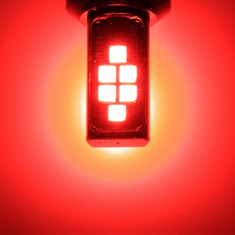2 PCS 7443 DC9-16V / 3.5W Car Auto Brake Lights 12LEDs SMD-ZH3030 Lamps, with Constant Current(Red Light) - Brake Lights by PMC TechLife | Online Shopping South Africa | PMC TechLife | Buy Now Pay Later Mobicred