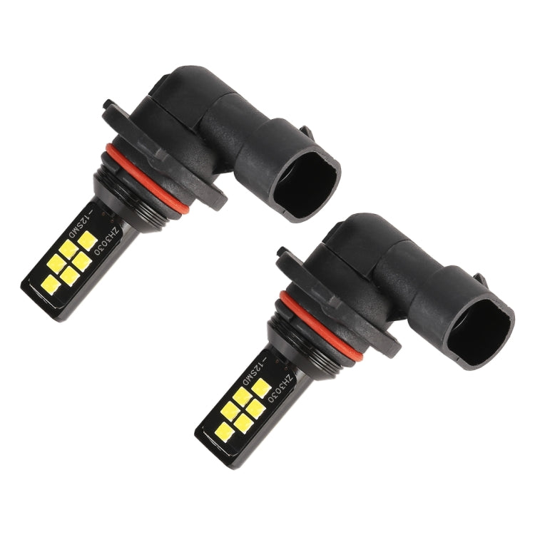 2 PCS 9006 DC9-16V / 3.5W / 6000K / 320LM Car Auto Fog Light 12LEDs SMD-ZH3030 Lamps, with Constant Current(White Light) - Fog / Driving Lights by PMC TechLife | Online Shopping South Africa | PMC TechLife | Buy Now Pay Later Mobicred