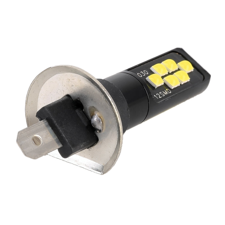 2 PCS H1 DC9-16V / 3.5W / 6000K / 320LM Car Auto Fog Light 12LEDs SMD-ZH3030 Lamps, with Constant Current (White Light) - Fog / Driving Lights by PMC TechLife | Online Shopping South Africa | PMC TechLife