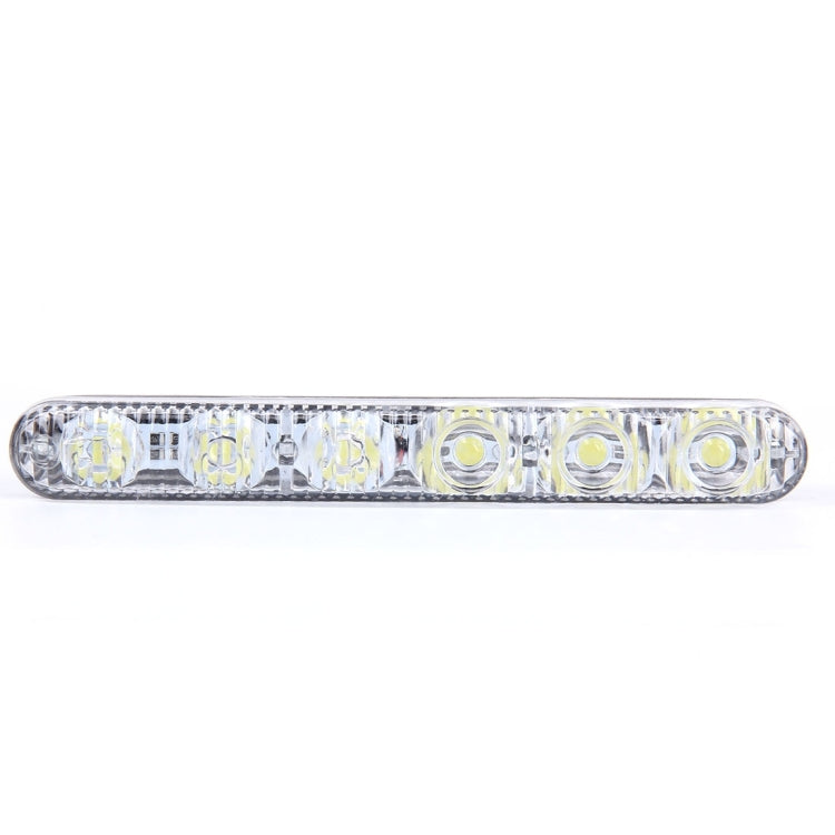 2 PCS LD-006 5730-6SMD 12W 1200LM 7000K White Light  Daytime Running Light.DC 12V - Running Lights by PMC TechLife | Online Shopping South Africa | PMC TechLife | Buy Now Pay Later Mobicred
