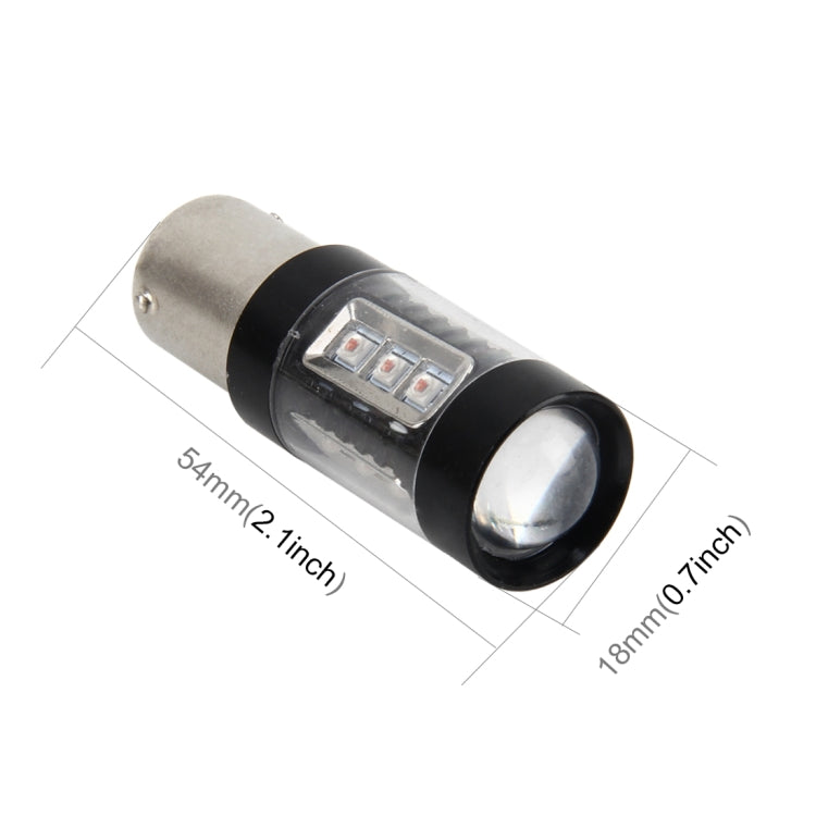 1156/BA15S 80W 1000 LM Car Auto Turn Light  Backup Light with 16  Lamps, DC 12-24V(Yellow Light) - Arrow Turn Lights by PMC TechLife | Online Shopping South Africa | PMC TechLife | Buy Now Pay Later Mobicred