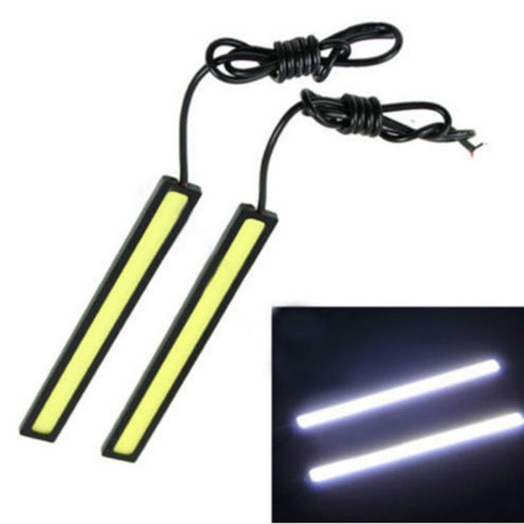 2 PCS 6W 400 LM 6000K DRL COB White Light Bar Car Light Source Waterproof Daytime Running Lights, DC 12V - Running Lights by PMC TechLife | Online Shopping South Africa | PMC TechLife | Buy Now Pay Later Mobicred