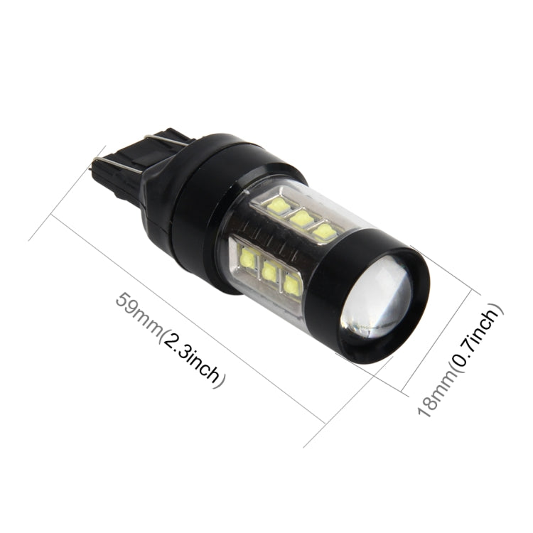 7443 4.2W 290LM 6000K Car Auto Brake Light Turn Lights 16 3535 Lamps, DC 12-24V(White Light) - Brake Lights by PMC TechLife | Online Shopping South Africa | PMC TechLife | Buy Now Pay Later Mobicred