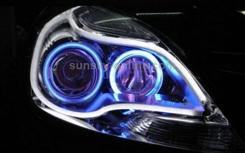 2 PCS 12V Car Daytime Running Lights Soft Article Lamp, Blue Light, Length: 30cm - Running Lights by PMC TechLife | Online Shopping South Africa | PMC TechLife | Buy Now Pay Later Mobicred