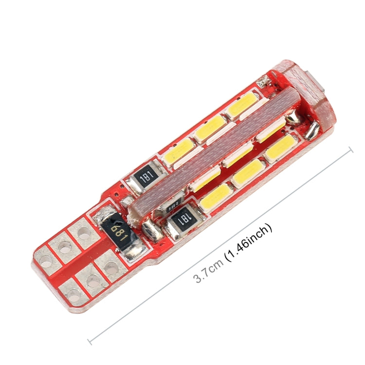 2 PCS T10 / W5W / 168 / 194 DC12V / 2.8W / 6000K / 200LM 27LEDs SMD-4014 Car Clearance Light(White Light) - Clearance Lights by PMC TechLife | Online Shopping South Africa | PMC TechLife | Buy Now Pay Later Mobicred
