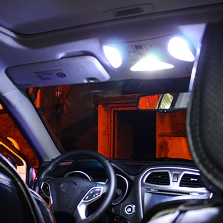 10 PCS 36mm DC12V / 2W / 7000K / 80LM 6LEDs SMD-5050 Car Reading Lamp(White Light) - Dome Lights by PMC TechLife | Online Shopping South Africa | PMC TechLife | Buy Now Pay Later Mobicred