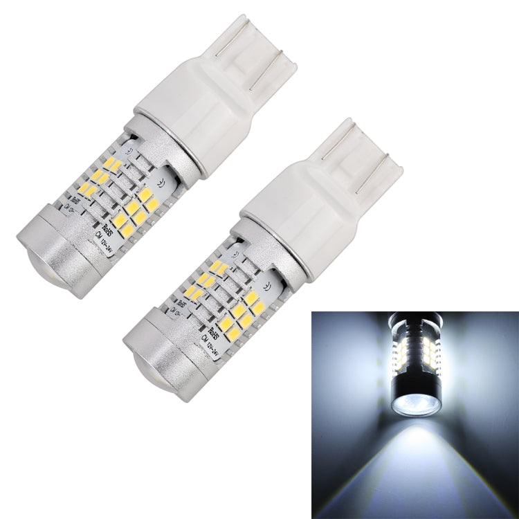 2 PCS 7443-T20-2835 10.5W 780LM 6000K 21 SMD 2835 LEDs Car Brake Light DC 12~24V(White Light) - Brake Lights by PMC TechLife | Online Shopping South Africa | PMC TechLife | Buy Now Pay Later Mobicred