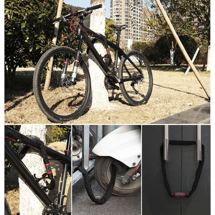 Motorcycles / Bicycle Chain Lock 5 Digit Password Anti-theft Password Lock, Length: 0.9m - Theft Protection by PMc TechLife | Online Shopping South Africa | PMc TechLife | Buy Now Pay Later Mobicred