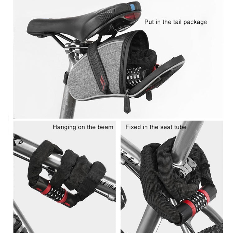 Motorcycles / Bicycle Chain Lock 5 Digit Password Anti-theft Password Lock, Length: 0.9m - Theft Protection by PMc TechLife | Online Shopping South Africa | PMc TechLife | Buy Now Pay Later Mobicred