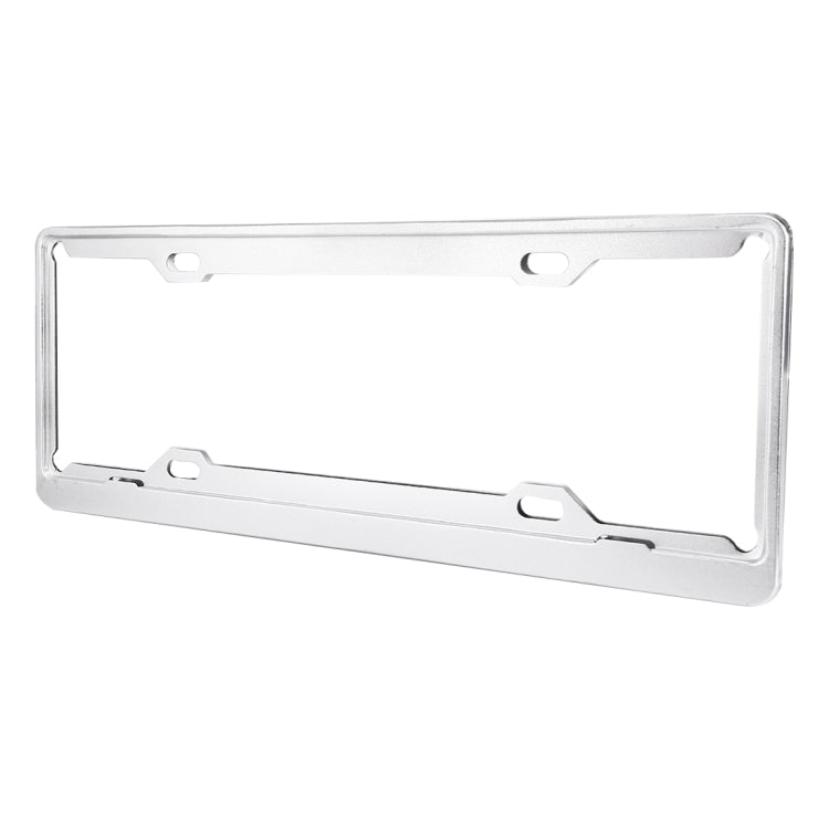 2 PCS Car License Plate Aerospace Aluminum Bracket Frame Holder Stand Mount, Size: 440mm x 140mm(Silver) - free shipping - PMC TechLife - Order now!