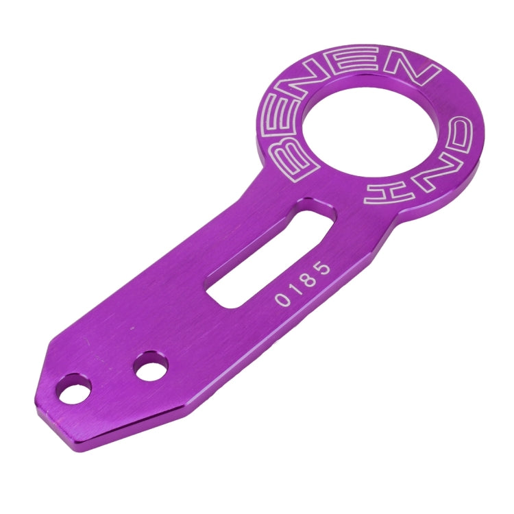 Benen Aluminum Alloy Rear Tow Towing Hook Trailer Ring for Universal Car Auto with Two Screw Holes(Purple) - Towing Bars by PMC TechLife | Online Shopping South Africa | PMC TechLife | Buy Now Pay Later Mobicred