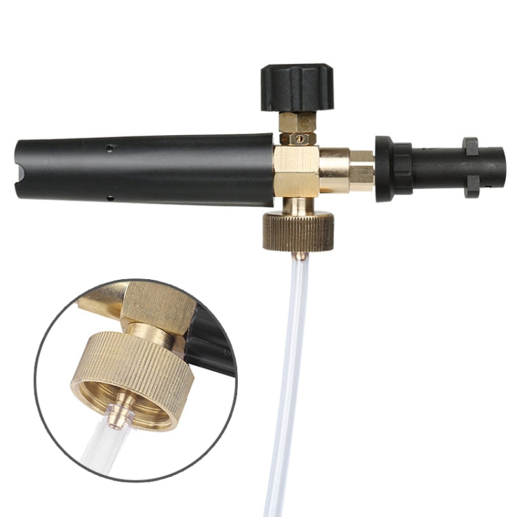 High Pressure Car Wash Foam Gun Soap Foamer Generator Water Sprayer Gun for Karcher K2 / K3, Capacity: 1L(Black) - Car Washer & Accessories by PMC TechLife | Online Shopping South Africa | PMC TechLife | Buy Now Pay Later Mobicred