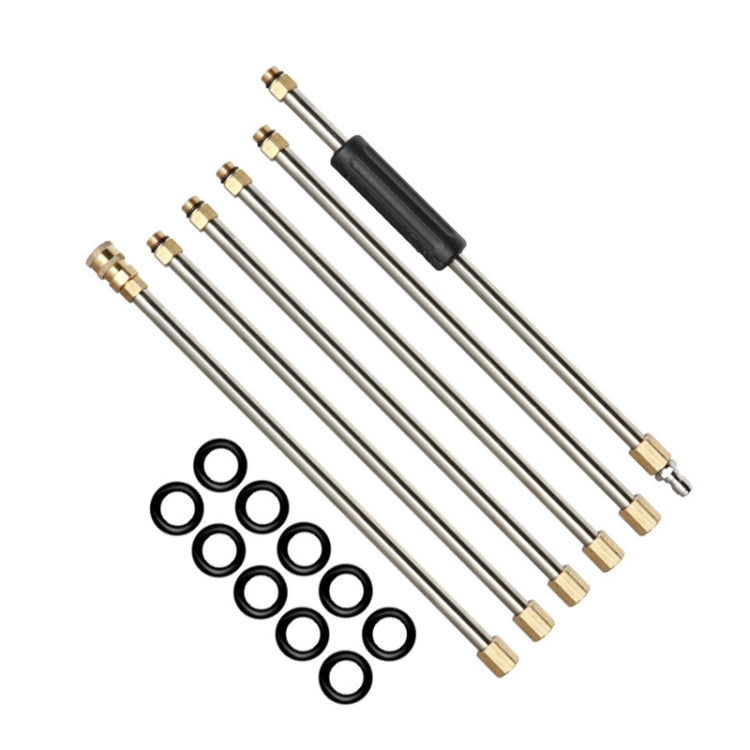 6 PCS High Pressure Washer Extension Water Gun Power Washer - Car Washer & Accessories by PMC TechLife | Online Shopping South Africa | PMC TechLife | Buy Now Pay Later Mobicred