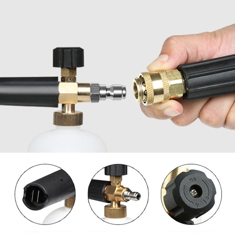 High Pressure Car Wash Foam Gun Soap Foamer Generator Water Sprayer Gun, 3/8 Quick-connect - Car Washer & Accessories by PMC TechLife | Online Shopping South Africa | PMC TechLife | Buy Now Pay Later Mobicred