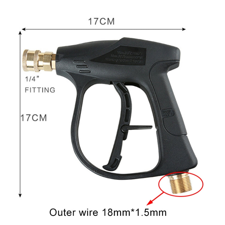 High Pressure Car Wash Foam Gun Soap Foamer Generator Water Sprayer Gun, Outer Wire: 18 x 1.5 - Car Washer & Accessories by PMC TechLife | Online Shopping South Africa | PMC TechLife | Buy Now Pay Later Mobicred