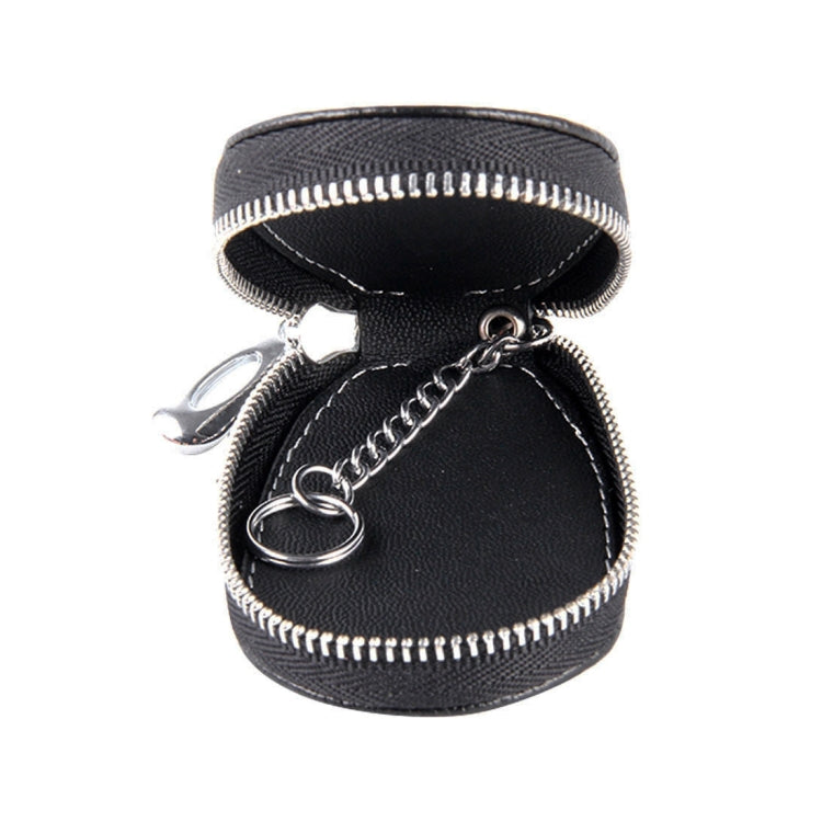 Universal Leather Crocodile Texture Waist Hanging Zipper Wallets Key Holder Bag (No Include Key)(Black) - Car Key Cases by PMC TechLife | Online Shopping South Africa | PMC TechLife | Buy Now Pay Later Mobicred