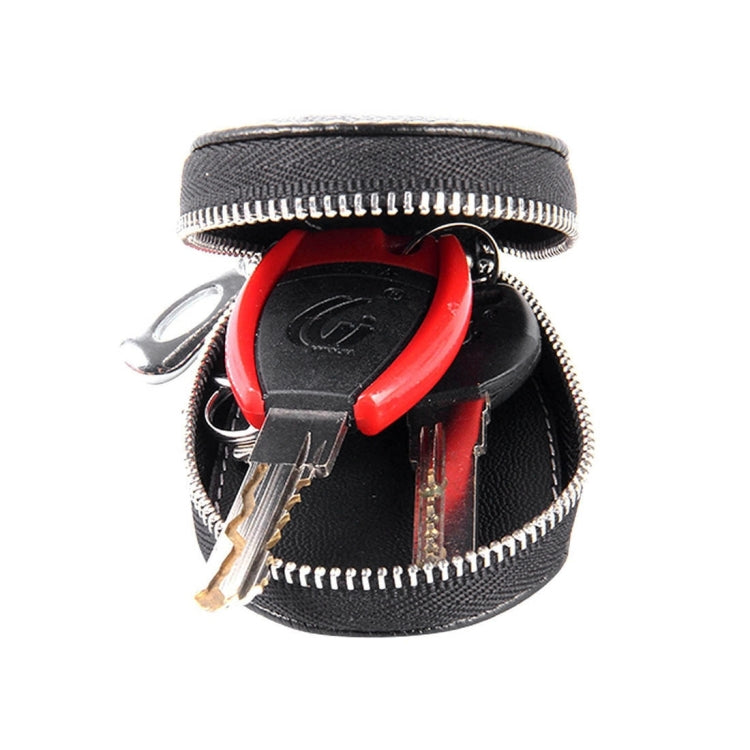 Universal Leather Crocodile Texture Waist Hanging Zipper Wallets Key Holder Bag (No Include Key)(Black) - Car Key Cases by PMC TechLife | Online Shopping South Africa | PMC TechLife | Buy Now Pay Later Mobicred