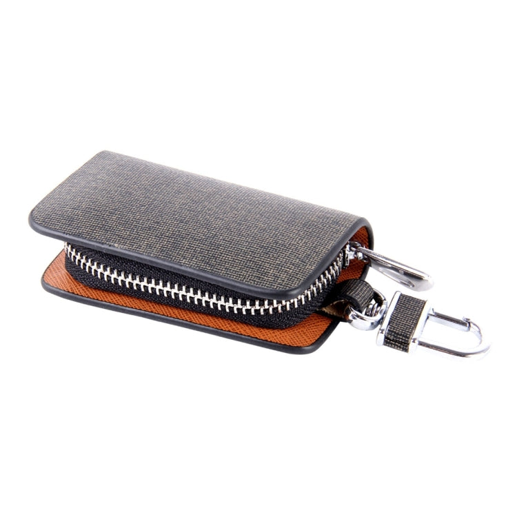 Universal Leather Knead Skin Texture Waist Hanging Zipper Wallets Key Holder Bag (No Include Key)(Black) - Car Key Cases by PMC TechLife | Online Shopping South Africa | PMC TechLife | Buy Now Pay Later Mobicred
