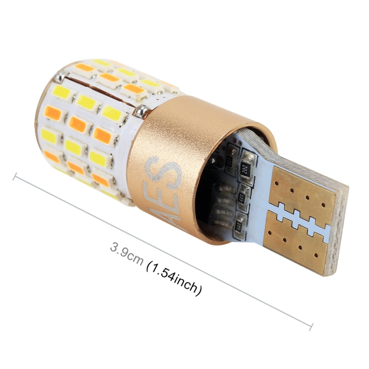 2 PCS T10 DC12V / 2.2W / 6000K / 160LM Car Auto Turn Lights / Running Lights (Turn: Yellow Light; Running: White Light) - Running Lights by PMC TechLife | Online Shopping South Africa | PMC TechLife | Buy Now Pay Later Mobicred