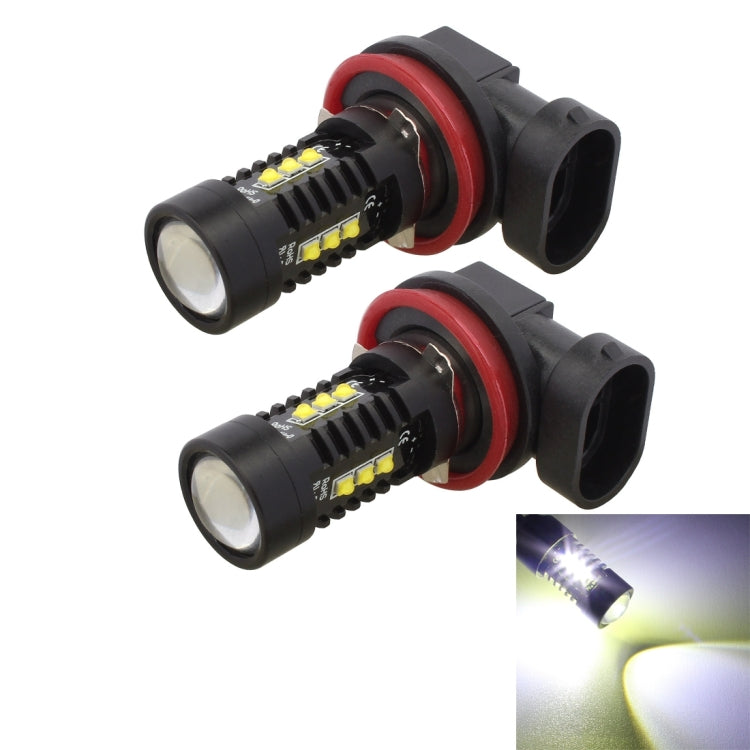2 PCS MZ 10W 1080 LM 5500K H8/H11 12 XB-D LED Car Front Fog Lights Car Car Fog Light Auto Daytime Running Lights, DC 12-24V(White Light) - Fog / Driving Lights by MZ | Online Shopping South Africa | PMC TechLife | Buy Now Pay Later Mobicred