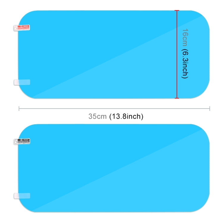 Truck PET Rearview Mirror Protective Window Clear Anti-fog Water-resistant Rain Shield Film - Auto Film by PMC TechLife | Online Shopping South Africa | PMC TechLife | Buy Now Pay Later Mobicred