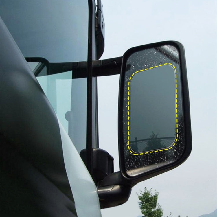 Truck PET Rearview Mirror Protective Window Clear Anti-fog Water-resistant Rain Shield Film - Auto Film by PMC TechLife | Online Shopping South Africa | PMC TechLife | Buy Now Pay Later Mobicred
