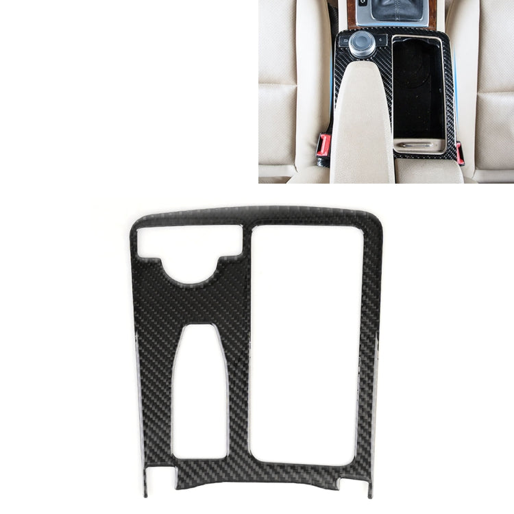 Car Left Drive Water Cup Panel Carbon Fiber Decorative Sticker for Mercedes-Benz W204 - Car Interior Mouldings by PMC TechLife | Online Shopping South Africa | PMC TechLife | Buy Now Pay Later Mobicred