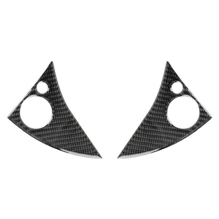 2 PCS Car Steering Wheel Button Carbon Fiber Decorative Sticker for Mercedes-Benz W204 2007-2010 - Car Interior Mouldings by PMC TechLife | Online Shopping South Africa | PMC TechLife | Buy Now Pay Later Mobicred