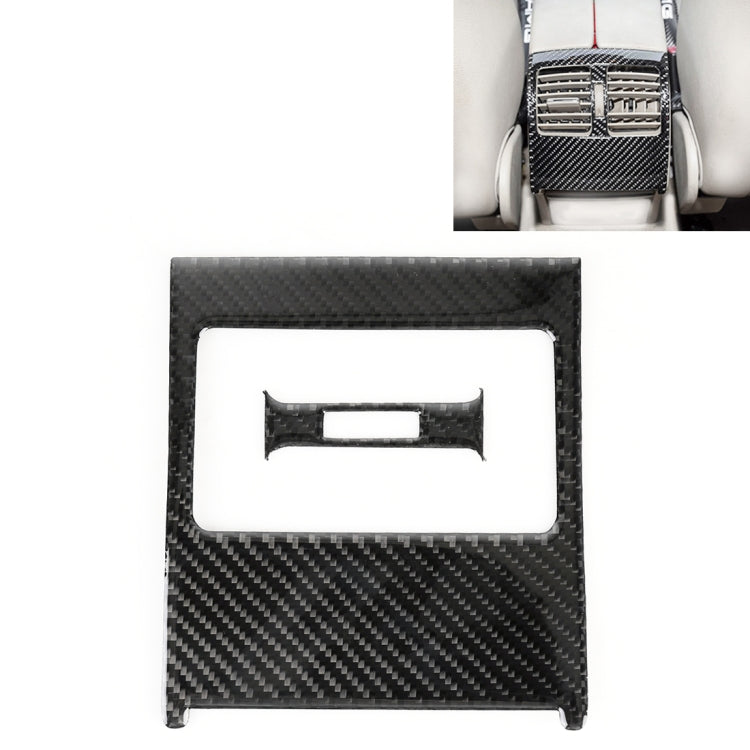 2 PCS Car Rear Air Outlet Frame Carbon Fiber Decorative Sticker for Mercedes-Benz W204 - Car Interior Mouldings by PMC TechLife | Online Shopping South Africa | PMC TechLife | Buy Now Pay Later Mobicred