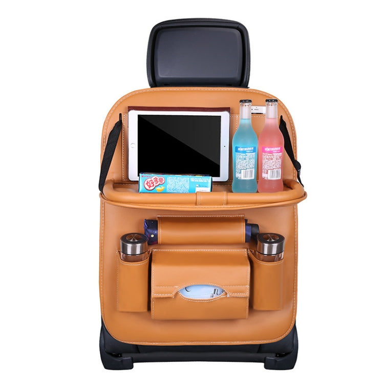Multifunction Car Seat Pockets Folding Storage Bag (Brown) - Stowing Tidying by PMC TechLife | Online Shopping South Africa | PMC TechLife | Buy Now Pay Later Mobicred