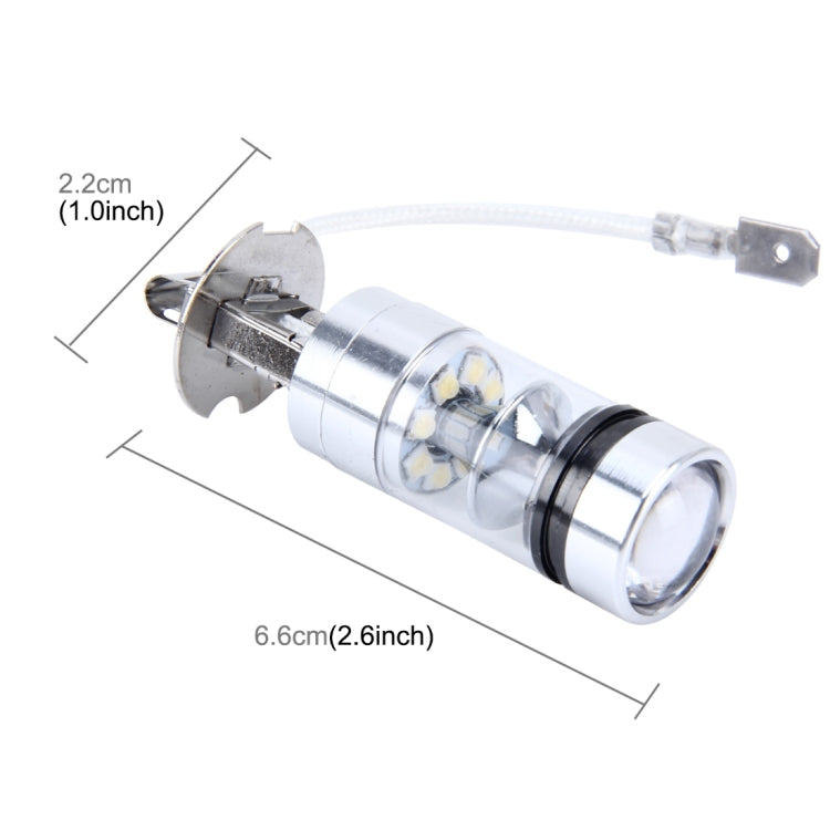 H3 100W 850 LM 7000K 20 SMD-2828-LEDs Car Fog Lights, DC 12-24V(Cool White) - Fog / Driving Lights by PMC TechLife | Online Shopping South Africa | PMC TechLife | Buy Now Pay Later Mobicred