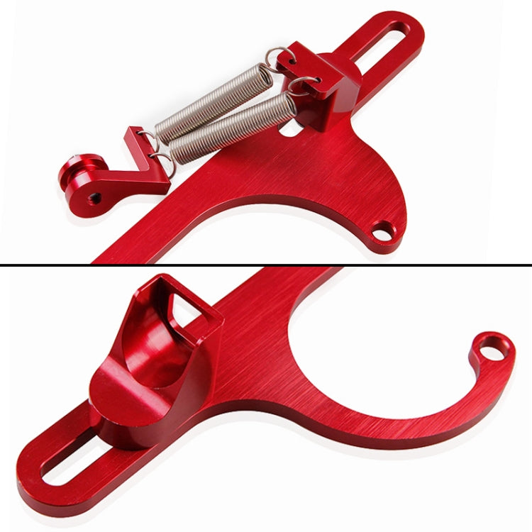 Car Modification Throttle Base Cable Base Section Aluminum Alloy Throttle Cable(Red) - Engine Fittings by PMC TechLife | Online Shopping South Africa | PMC TechLife | Buy Now Pay Later Mobicred