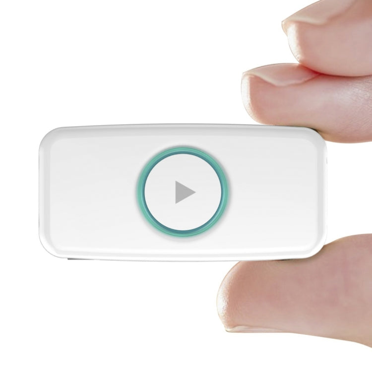 Doosl DSER102 Mini Car Bluetooth Wireless Music Receiver with 3.5mm Stereo Input Jack(White) - Bluetooth Adapters by PMC TechLife | Online Shopping South Africa | PMC TechLife | Buy Now Pay Later Mobicred