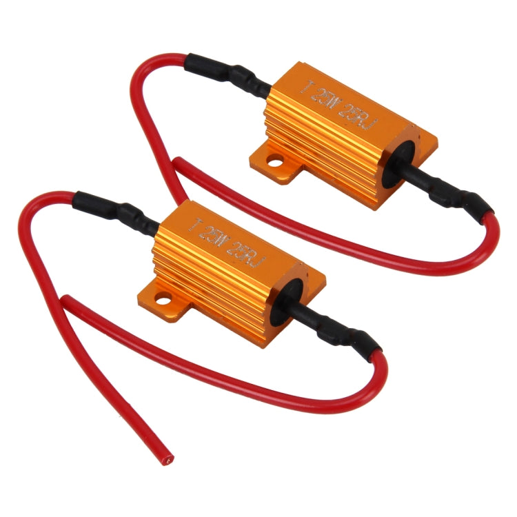 2 PCS Car Canbus Error Canceller Decoder Load Resistor LED 25W 25 Ohm No Blinking Decoder - free shipping - PMC TechLife - Order now!