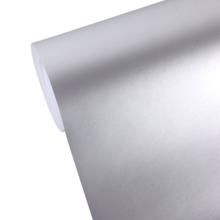 8m * 0.5m Ice Blue Metallic Matte Icy Ice Car Decal Wrap Auto Wrapping Vehicle Sticker Motorcycle Sheet Tint Vinyl Air Bubble Sticker(Silver) - Auto Film by PMC TechLife | Online Shopping South Africa | PMC TechLife | Buy Now Pay Later Mobicred