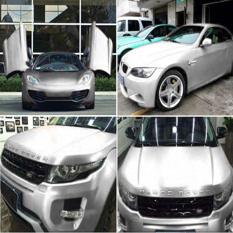 8m * 0.5m Ice Blue Metallic Matte Icy Ice Car Decal Wrap Auto Wrapping Vehicle Sticker Motorcycle Sheet Tint Vinyl Air Bubble Sticker(Silver) - Auto Film by PMC TechLife | Online Shopping South Africa | PMC TechLife | Buy Now Pay Later Mobicred