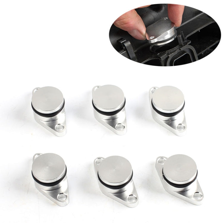 6 PCS 33mm Swirl Flap Flaps Delete Removal Blanks Plugs for BMW  M57 (6-cylinder)(Silver) - Engine Fittings by PMC TechLife | Online Shopping South Africa | PMC TechLife | Buy Now Pay Later Mobicred