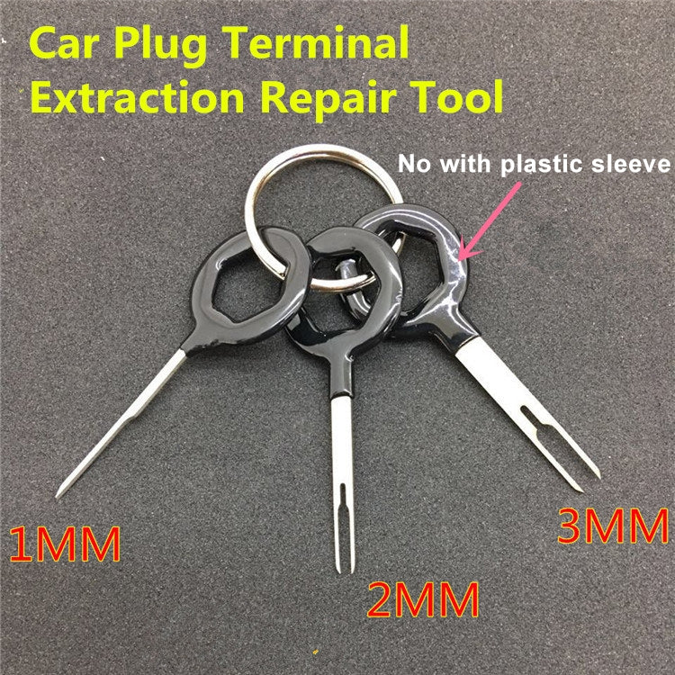 3 PCS Auto Car Plug Circuit Board Wire Harness Terminal Extraction Pick Connector Crimp Pin Back Needle Remove Tool - Booster Cable & Clip by PMC TechLife | Online Shopping South Africa | PMC TechLife | Buy Now Pay Later Mobicred