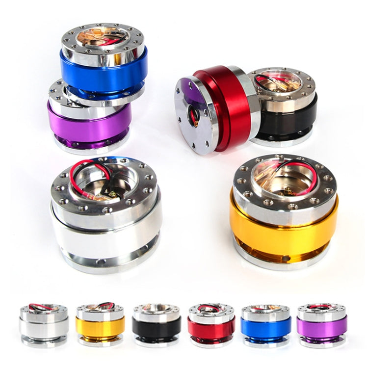 Universal 60mm Car Steering Wheel Quick Release HUB Racing Adapter Snap Off Boss Kit(Purple) - Other Tools by PMC TechLife | Online Shopping South Africa | PMC TechLife | Buy Now Pay Later Mobicred