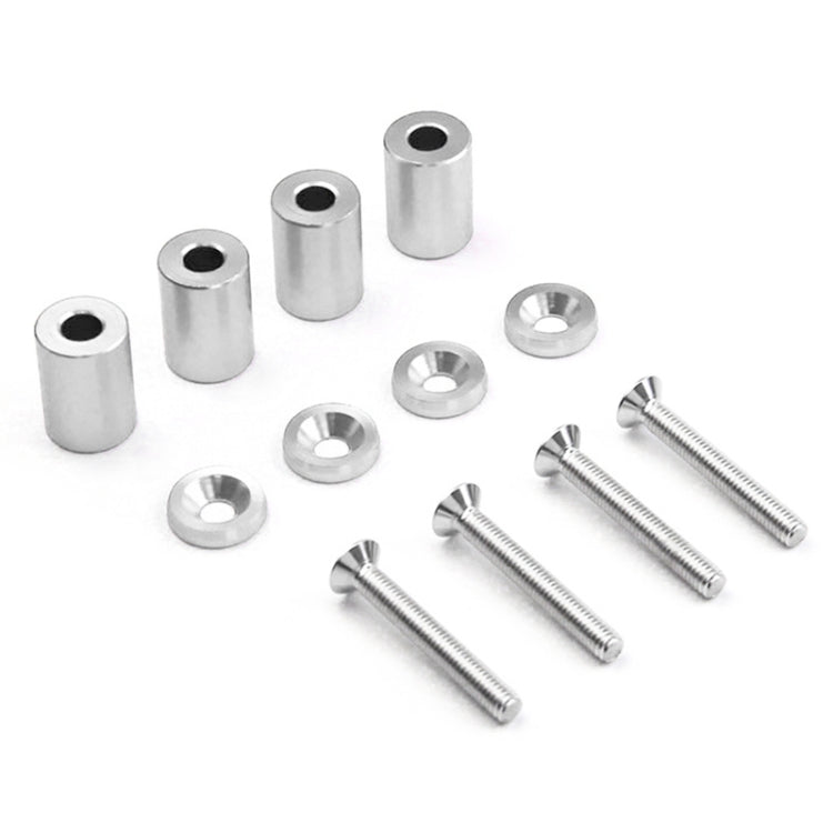4 PCS Car Modified Isolation Column Engine Cover Blocked Up Screw Engine Turbine Ventilation Gasket Screw Washer (Silver) - Nuts & Bolts by PMC TechLife | Online Shopping South Africa | PMC TechLife | Buy Now Pay Later Mobicred