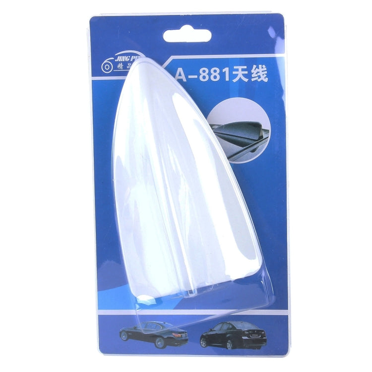 A-881 Shark Fin Car Dome Antenna Decoration(White) - Aerials by PMC TechLife | Online Shopping South Africa | PMC TechLife
