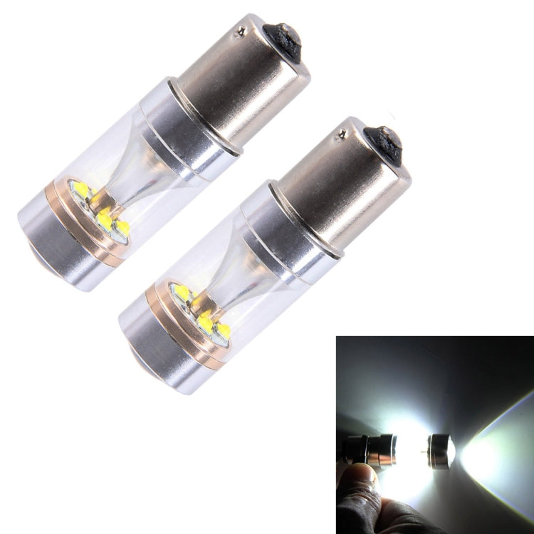 2 PCS 1156/BA15S  350LM 6000K 30W White Light 6 LED Canbus Car Reversing Light / Turn Light, DC 12V - Brake Lights by PMC TechLife | Online Shopping South Africa | PMC TechLife | Buy Now Pay Later Mobicred